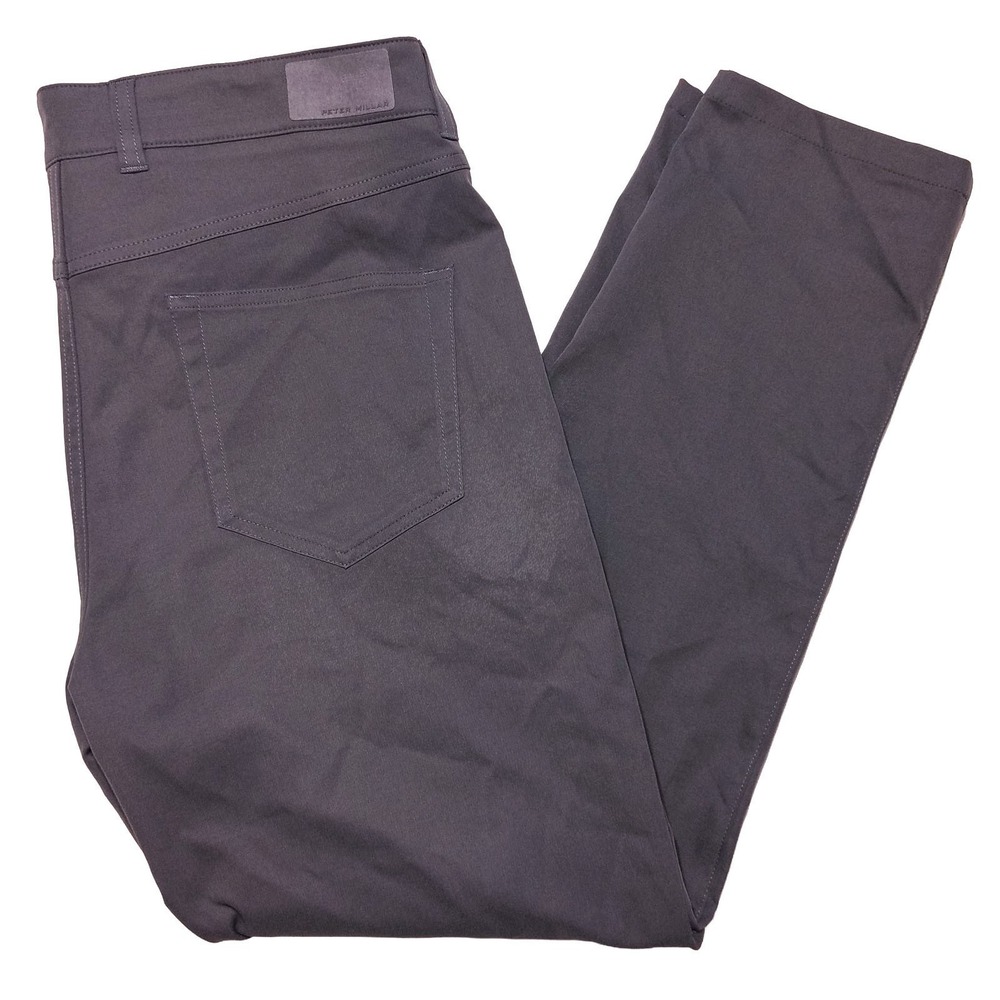 PETER MILLAR eb66 Performance 5 Pocket Pants Gray ~ 34 x 28